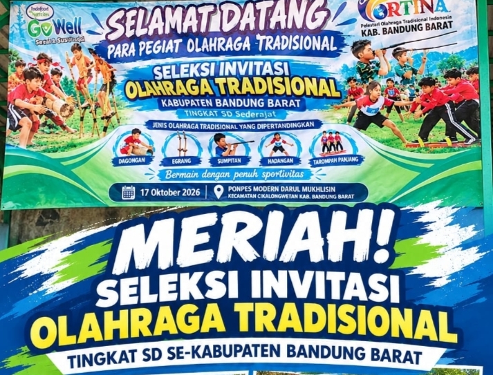 Meriah! Seleksi Invitasi Olahraga Tradisional Tingkat SD se-Kabupaten Bandung Barat, Beberapa Kecamatan Siap Berlaga di Tingkat Provinsi